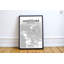 « vancouver city map », reproduction d’impression sur affiche grise-22634274