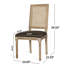 Ensemble de chaises de salle à manger exquises de style champêtre français