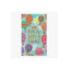 Blue Balloon Theme Text Printed Woven Base Washable Rug