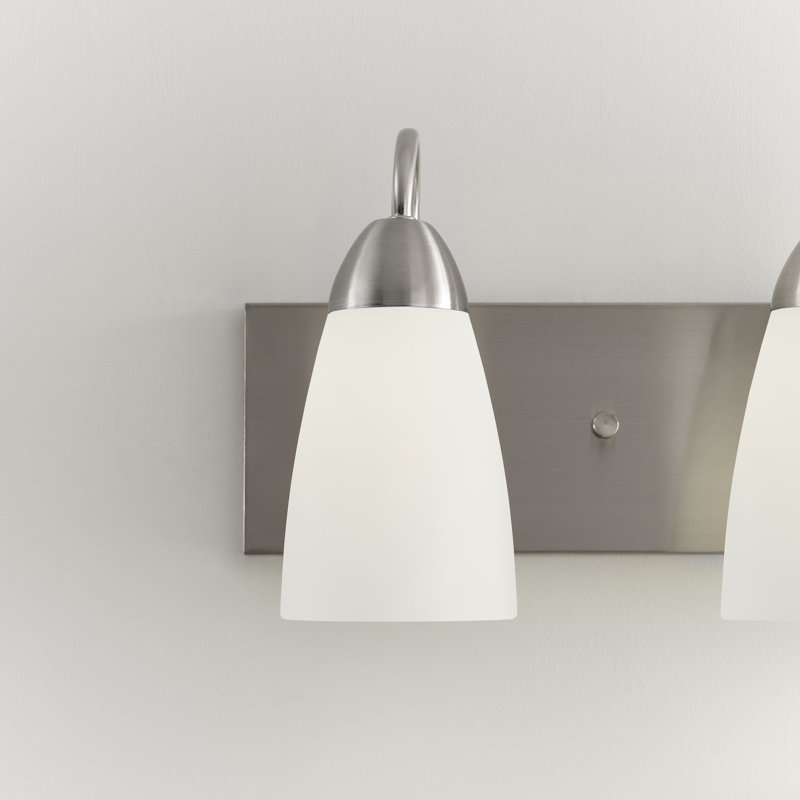 4 - Light Dimmable Vanity Light, Brushed Nickel, No