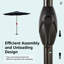 Parasol de marché de 132 po Haque-2027182438