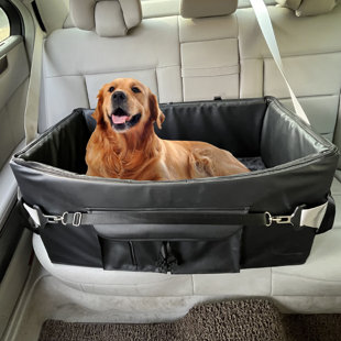 Grand siège d'auto pour chien avec coussin de sécurité