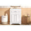 Meuble-lavabo 24 po avec lavabo en céramique intégré-1279722779