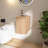  Vowar 12" Wall-Mounted Bathroom Cabinet With Soft-Close Door,Adjustable Shelf