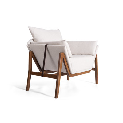 Becca Living Stella Solid Wood Armchair