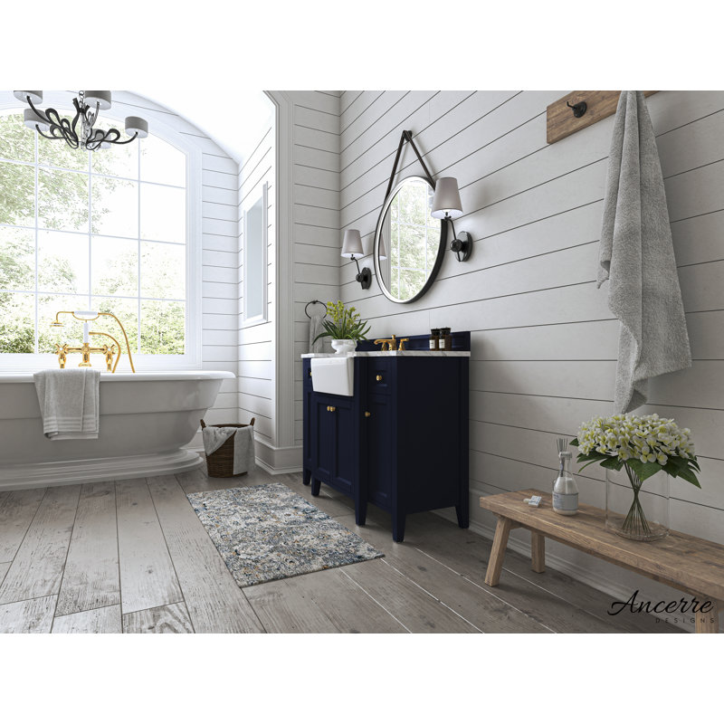 Adeline 48'' W Single Vanity, Navy