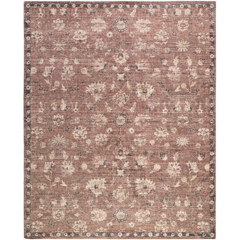 Tapis fait main Lauren Liess x Livabliss Briar, Brown, Rectangle 5' x 7'6"