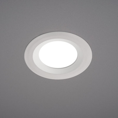 3 in. Canless Integrated LED Recessed Light Trim 550 Lumens Adjustable CCT Kitchen Bathroom Dimmable