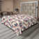 Ambesonne, drap plat floral pivoines, art botanique printanier