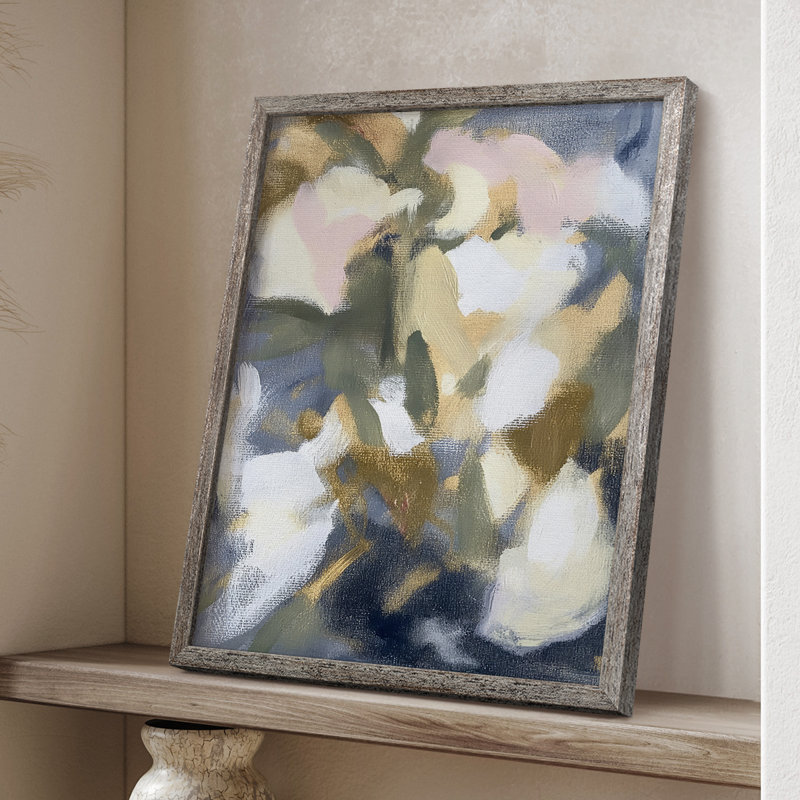 Impression encadrée FLORAL Series DCLV - Bois massif, H 15 po x l 12 po