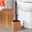 Corbeille à déchets en acacia pour salle de bain / chambre à coucher - 2 gallons (7,5 litres)