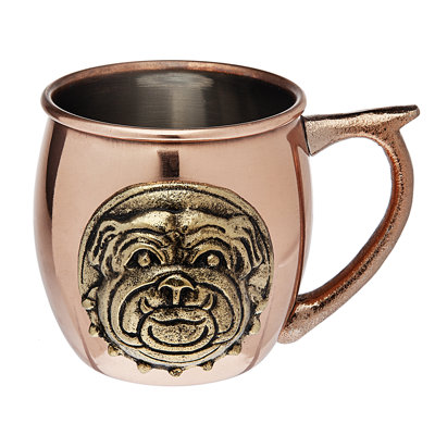 Bulldog 20 oz. Copper Moscow Mule Mug