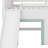 Full Size Low Loft Bed For Kids, Wood Modern Farmhouse Full Loft Bed With Slide And Drawer Storage, No Box Spring Needed