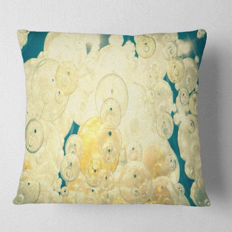 Housse et insert de coussin carré Chandelier, 16" x 16"