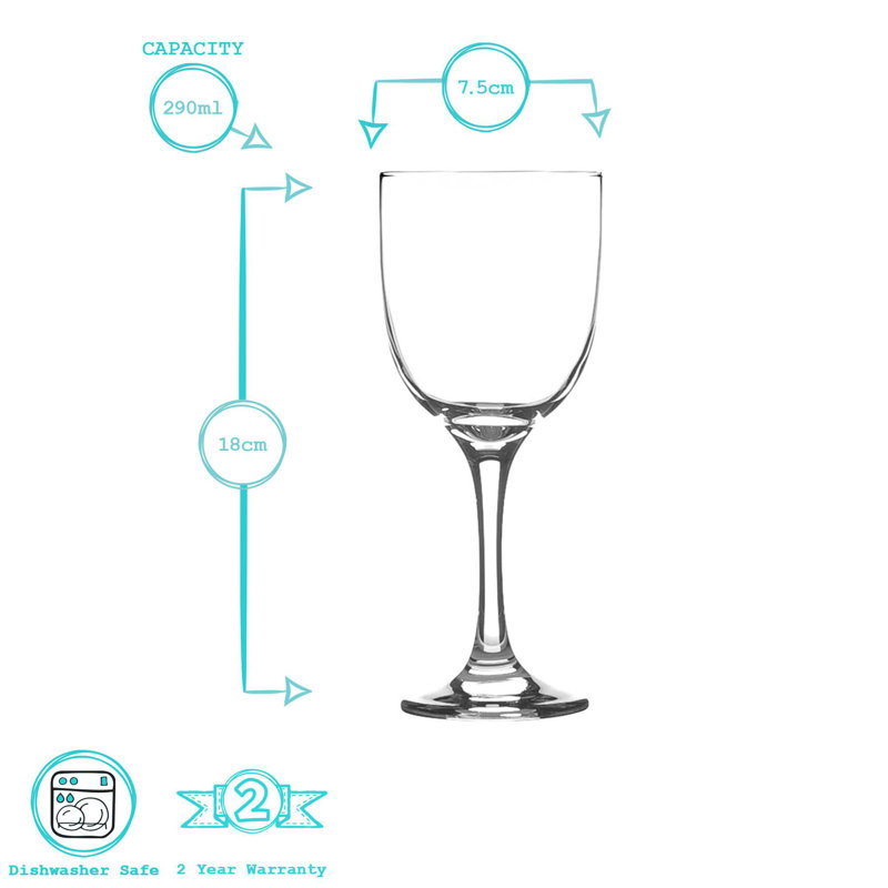 290ml Wine Glass Set