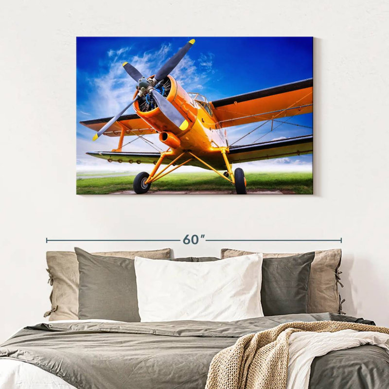 Avion Mehar Orange, H 32 po x l 48 po