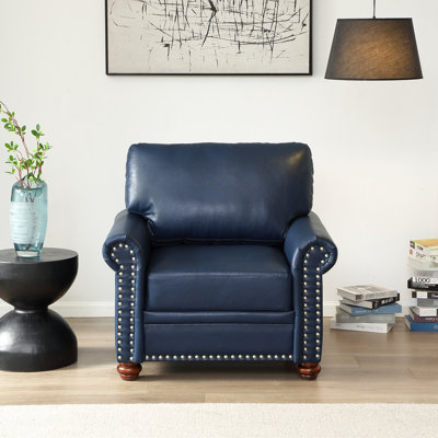 Chaise de salon simple avec pieds en bois