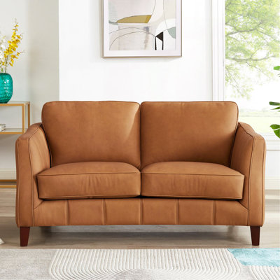 Leather Loveseat