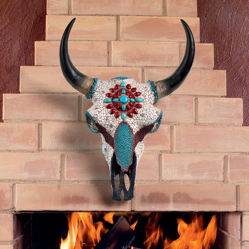 Sculpture murale Mystic Plains Warrior, H 16,5 po x l 13,5 po