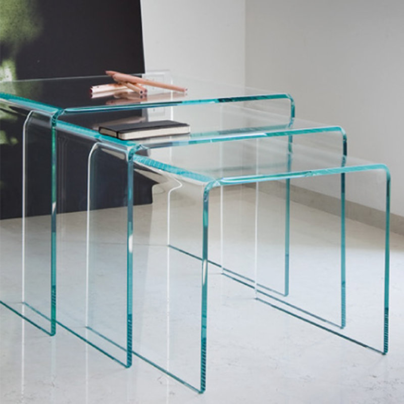 Tables gigognes 3 pièces Friedell, H 16 po x l 21 po x P 17 po