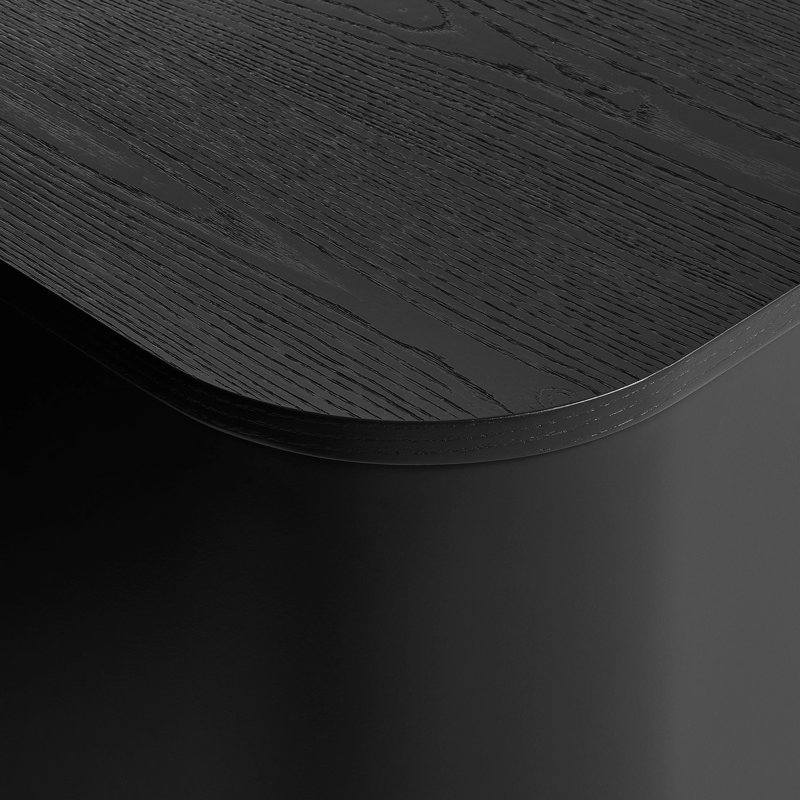 Dally 1 - Drawer Nightstand, Black