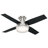 Dempsey Low Profile 44" 4 - Blade Indoor Flush Mount Small Room Ceiling Fan with Lights and Remote-20702928