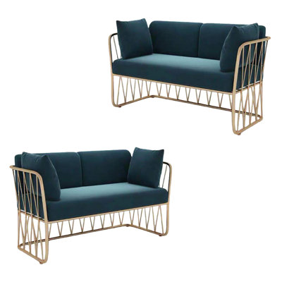 Simple Light Luxury Cafe Bench Polyester Blend Upholstered Bench
