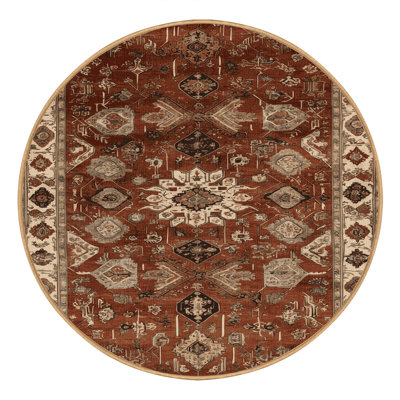Tapis brun lavable à la machine