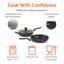 Batcheller 10 - Piece Stoneware Cookware Set
