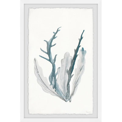 Blue Coral by Parvez Taj - Single Picture Frame Painting