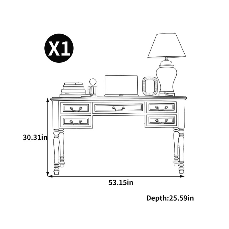 Bureau d'étude de style américain