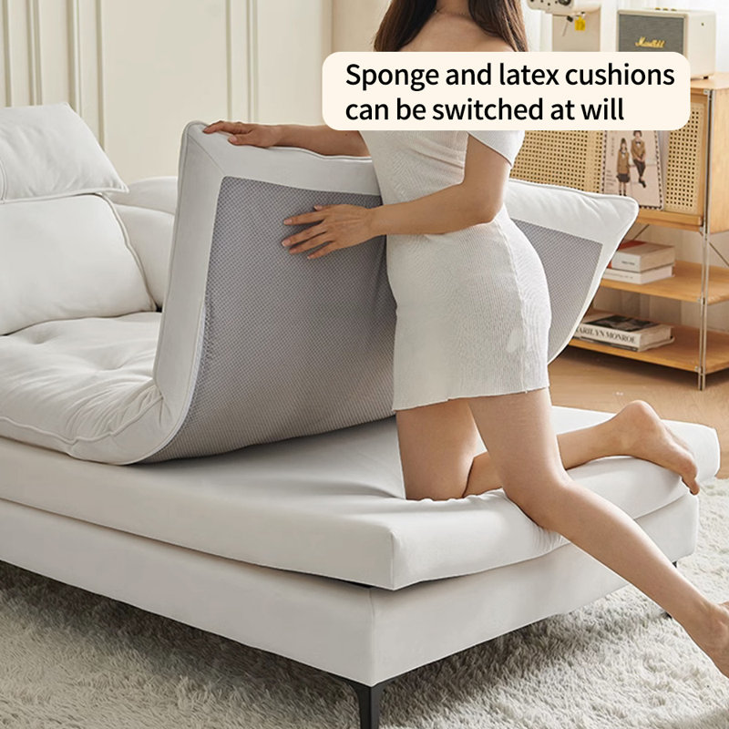 Méridiennes intérieures à coussin réglable, Accoudoir à gauche (vu de face)