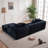 Boneless Boneless Couches L Shaped Cloud Couch Modular Sectional Sofa with Chaise, Boucle Channel Tufted Design, Living Room Furniture .-186564016-186564022