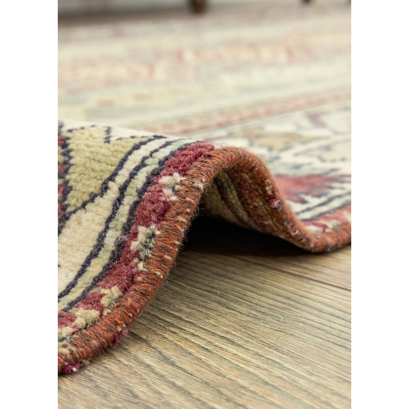Tapis en laine tissé à la main Vidar