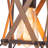 1 - Light Open Cage Farmhouse Square Pendant Light