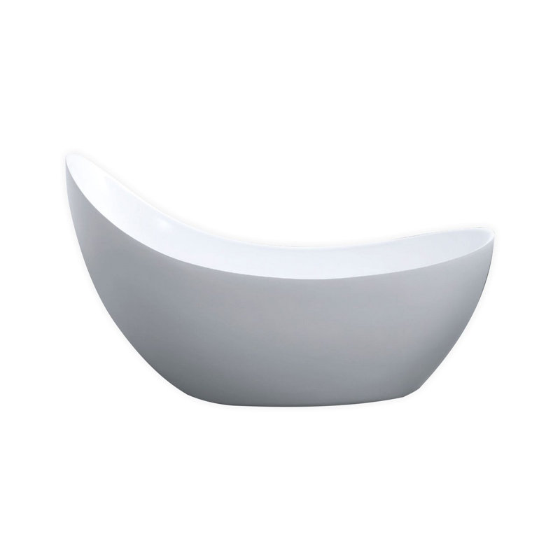 Salto 68'' x 30'' Soaking Acrylic Bathtub