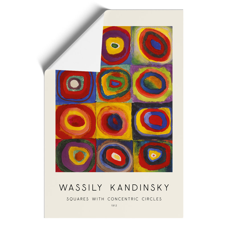 Farbstudie by Wassily Kandinsky - No Frame Painting, 59cm H x 42cm W x 0.1cm D