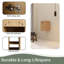 Armoire murale de salle de bain 12 po avec porte simple et tablette réglable 12 po