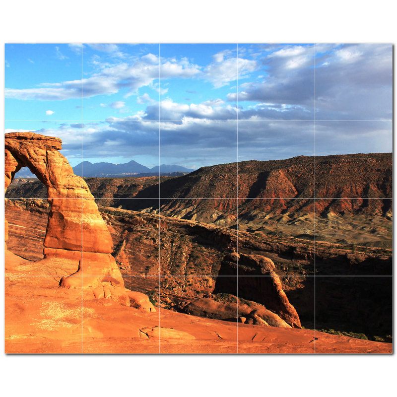 6'' x 6'' Satin Ceramic Decorative Mural