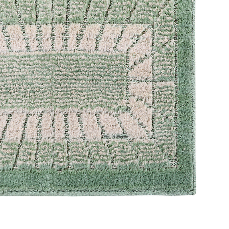 Morentz Solid Color Kitchen Mat, 18" x 30" Rectangle, Green