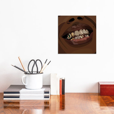 Estampe numérique sur toile tendue Grillz