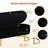 Velvet Upholstered Storage Bench with Horseshoe-Shaped Metal Legs for Living Room: Stylish and Functional Bed-End Solution-1771944744
