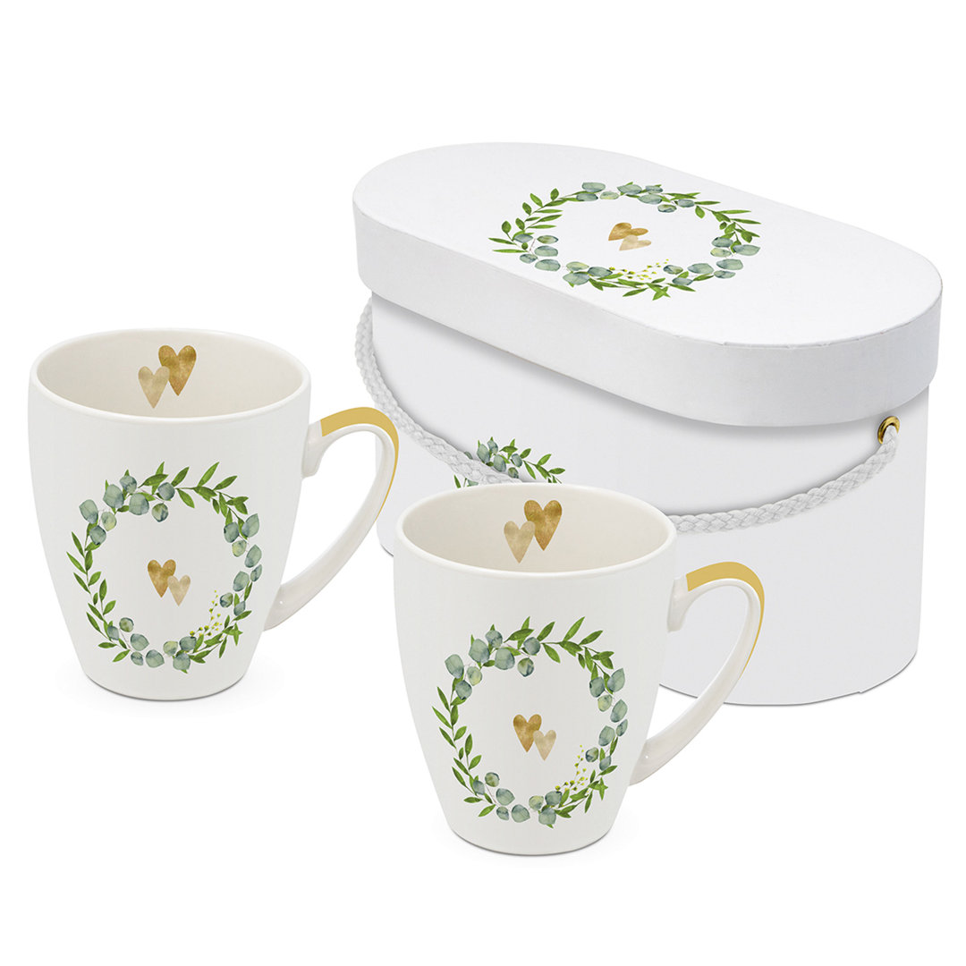 Two Hearts Mug 2er Set