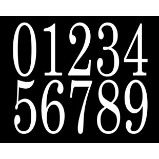 Autocollant Numéro de maison