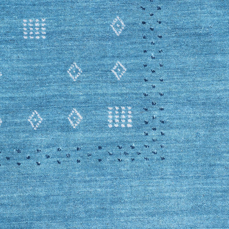 Simi Geometric Area Rug, Rectangle 4' x 6', Sapphire