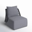 Chaise de patio avec coussins Lessing