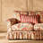 American Retro Fabric Three-seater Sofa