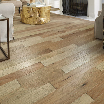 Belmont Hickory 1/20" Thick x 5" Wide x Varying Length Engineered Hardwood Flooring