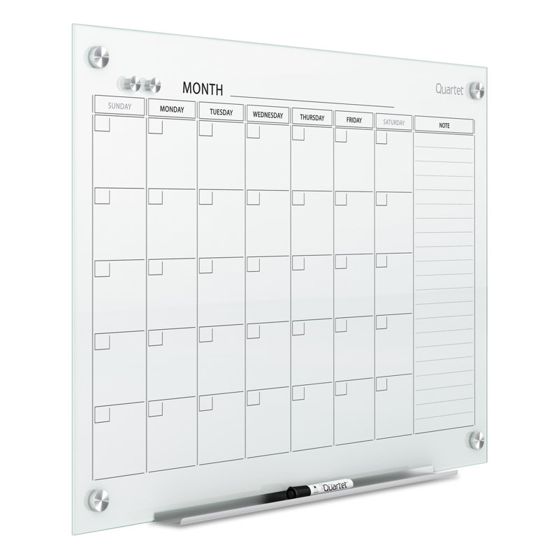Infinity Wall Glass Magnetic Glass Board, 2' H x 3' W
