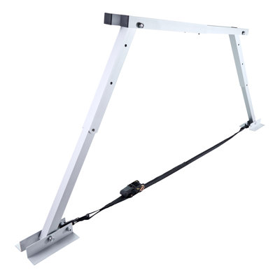 Stabilisateur universel pour véhicule récréatif, stabilisateur de pare-chocs pour véhicules récréatifs, caravanes, sellette d'attelage, conception pliable compacte pour un rangement facile, hauteur réglable de 12 po à 28 po, réduit le vacillement du véhicule récréatif, 1 paquet
